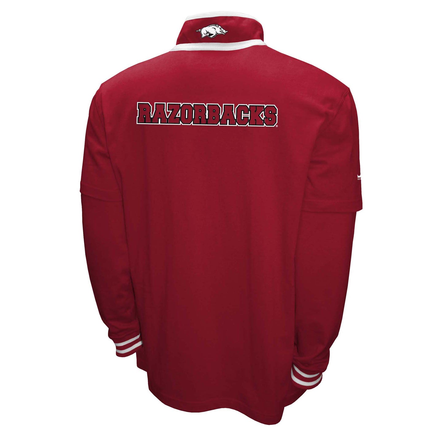Arkansas Razorbacks Franchise Club Mens NCAA 3 In 1 Double Down Systems Jacket