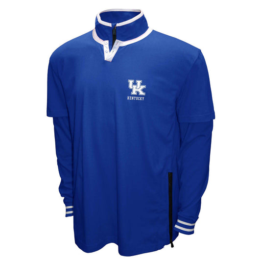Kentucky Wildcats Franchise Club Mens NCAA 3 In 1 Double Down Systems Jacket