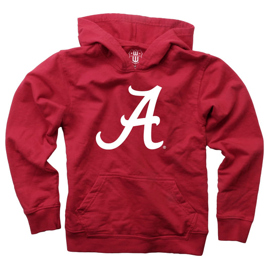 Alabama Crimson Tide Wes and Willy Youth Boys Team Logo Pullover Hoodie