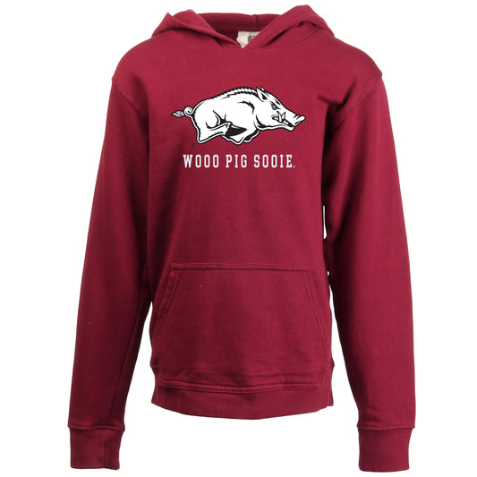 Arkansas Razorbacks Wes and Willy Youth Boys Team Slogan Pullover Hoodie