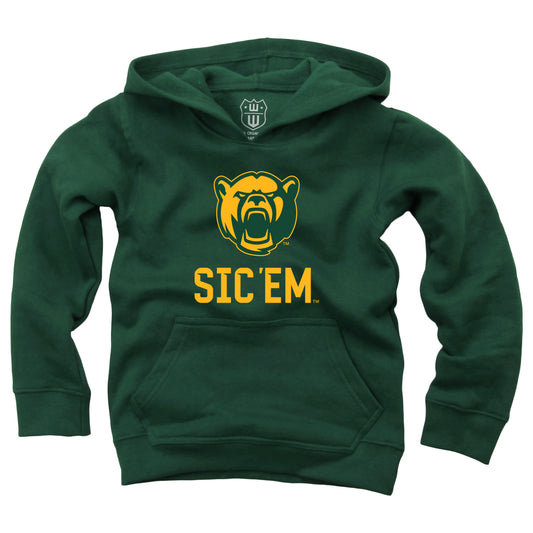 Baylor Bears Wes and Willy Youth Boys Team Slogan Pullover Hoodie
