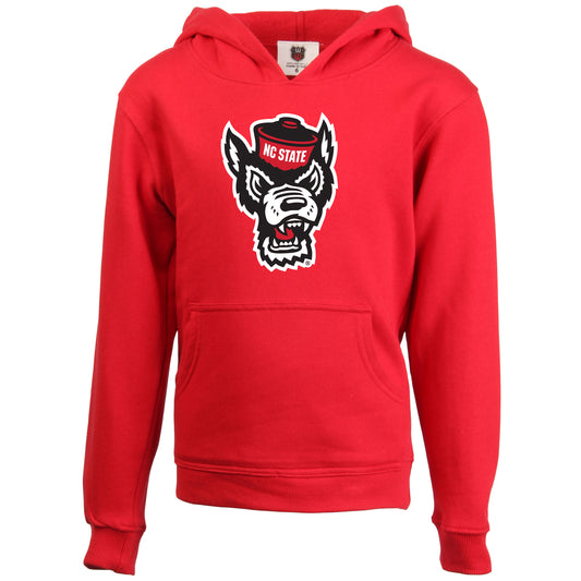 North Carolina State Wolfpack Wes and Willy Youth Boys Team Logo Pullover Hoodie