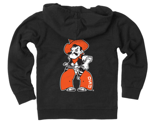 Oklahoma State Cowboys Wes and Willy Boys Zip Up Fleece Hooded Jacket