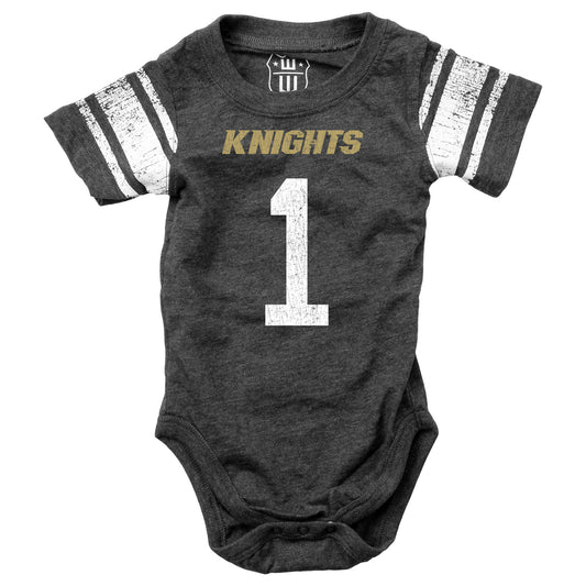 Central Florida Knights Wes and Willy Baby College One Piece Jersey Bodysuit