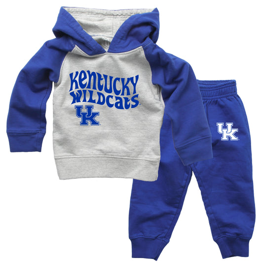 Kentucky Wildcats Wes and Willy NCAA Infant and Toddler Hoodie Set