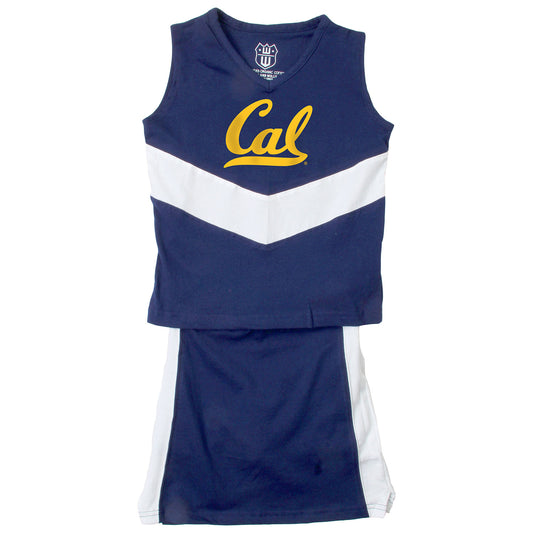 Cal Berkeley Bears Wes and Willy Girls and Toddlers Cheer Set