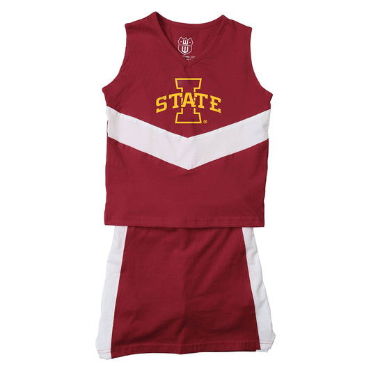 Iowa State Cyclones Wes and Willy Girls and Toddlers Cheer Set
