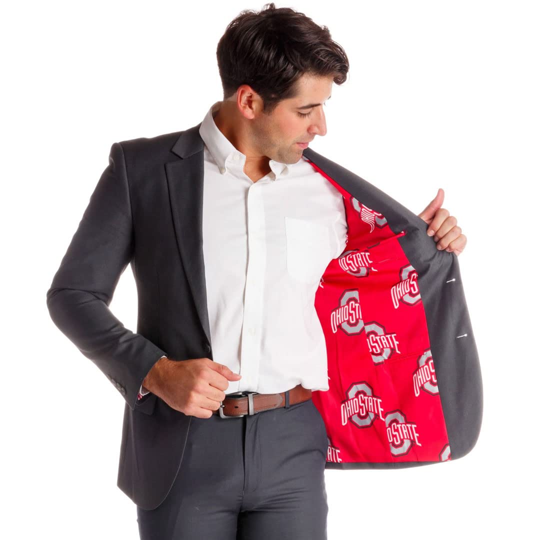 Ohio State Buckeyes Tellum and Chop Mens Game Day Blazer Madison Black