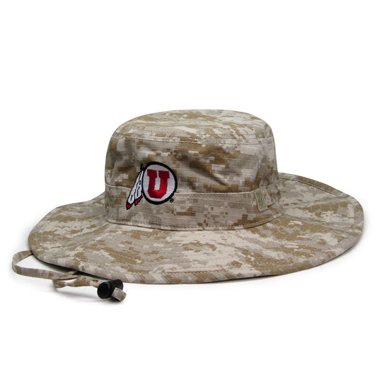 Utah Utes The Game Mens Camo Boonie Bucket Hat