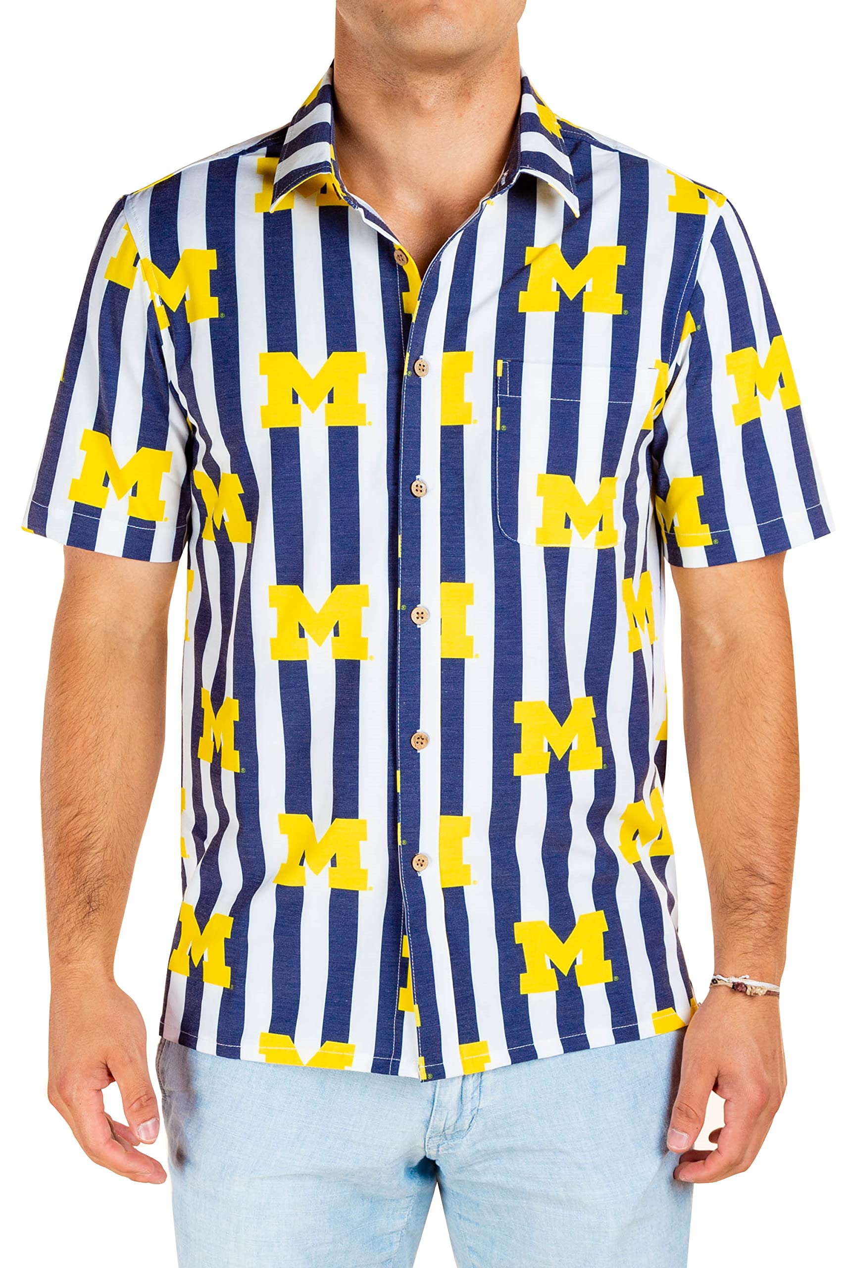 michigan wolverines dress shirt Michigan Wolverines Alumni Cutter & Buck Easy Care Stretch Oxford Womens Long Sleeve Button Down Shirt
