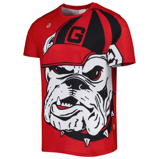 Georgia Bulldogs Mens Dyme Lyfe Short Sleeve Big Logo T-Shirt