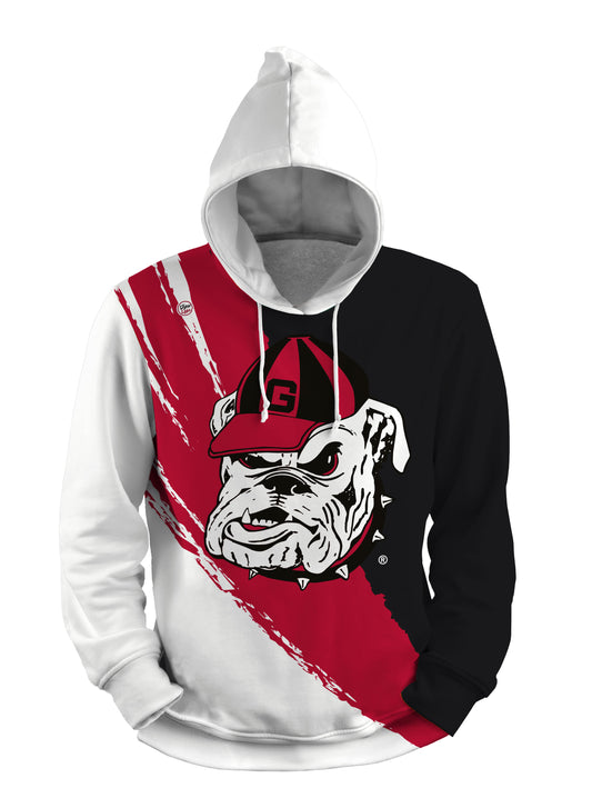 Georgia Bulldogs Mens Dyme Lyfe Wave Hoodie