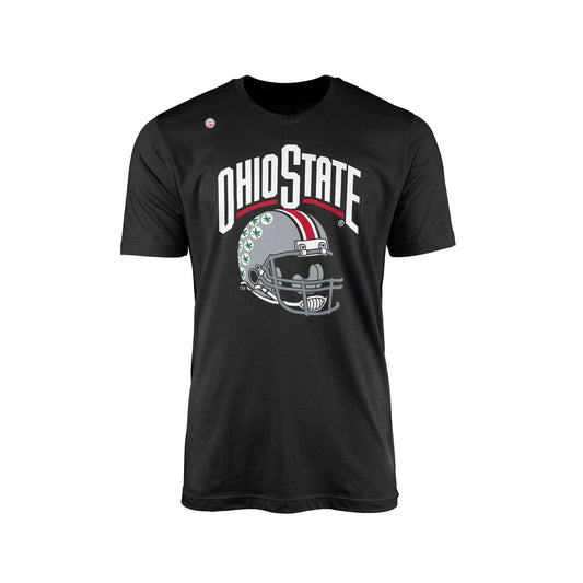 Ohio State Buckeyes Dyme Lyfe Mens College Helmet Logo T-Shirt