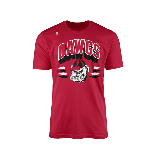 Georgia Bulldogs Dyme Lyfe Mens College Retro Diamond Logo T-Shirt