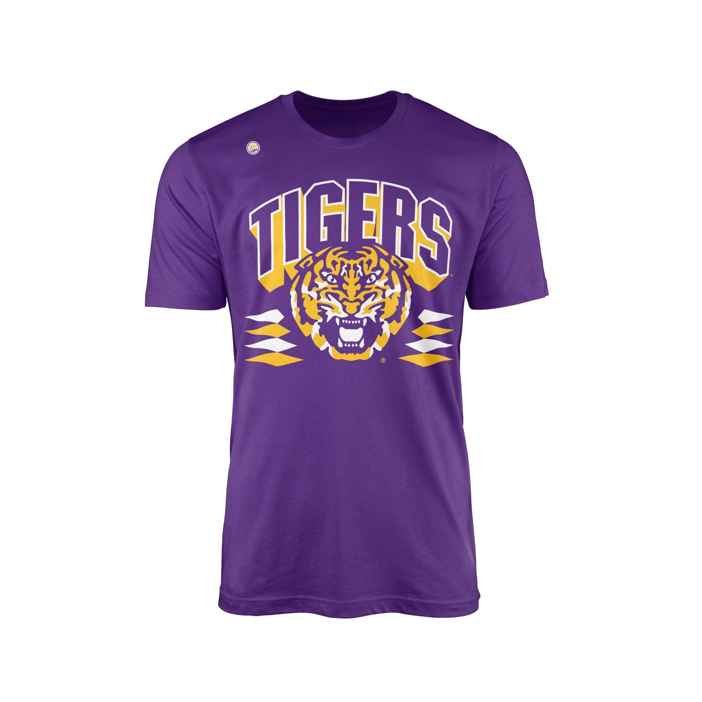 LSU Tigers Dyme Lyfe Mens College Retro Diamond Logo T-Shirt