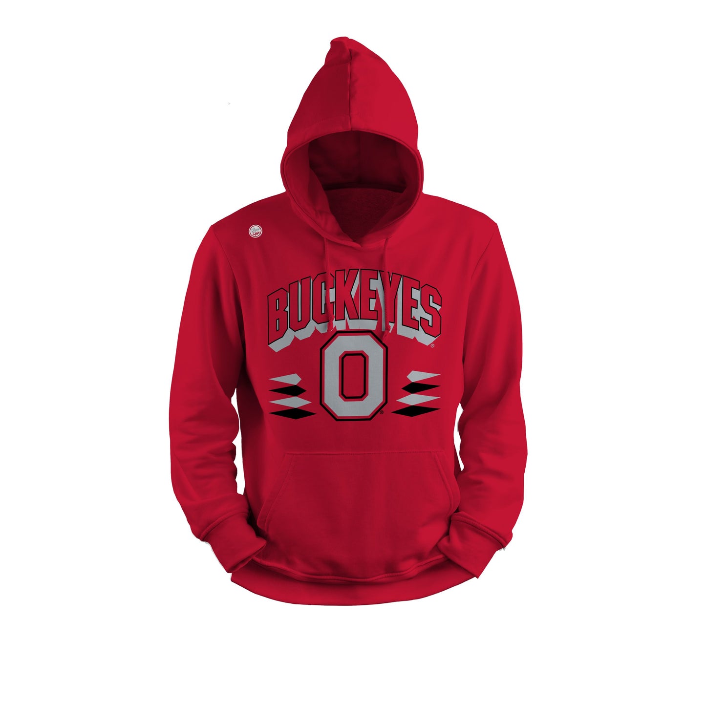 Ohio State Buckeyes Dyme Lyfe Mens College Retro Diamond Logo Hoodie