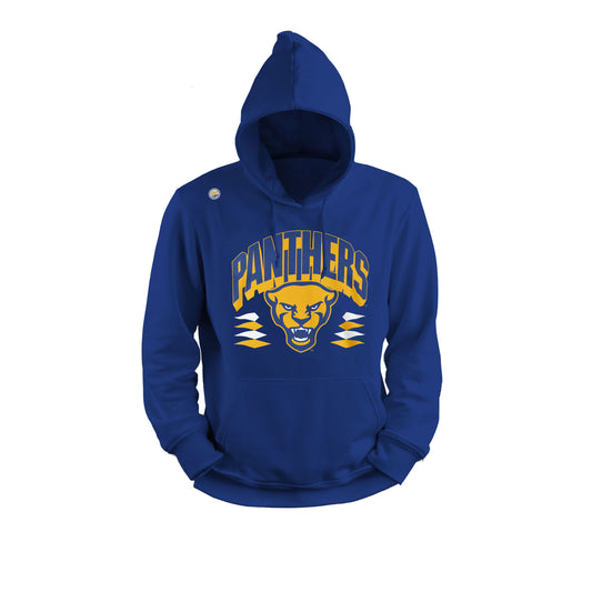 Pitt Panthers Dyme Lyfe Mens College Retro Diamond Logo Hoodie