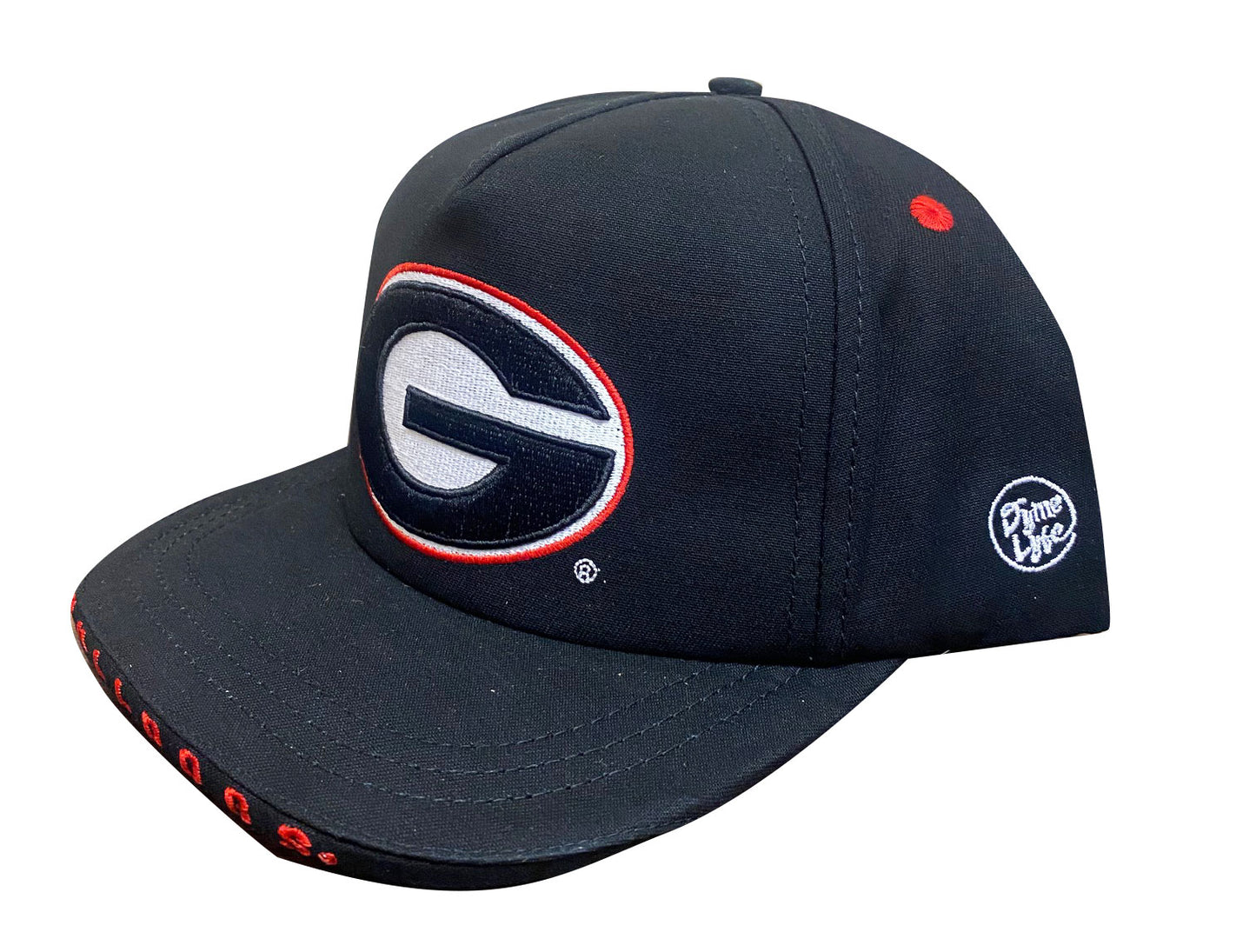 Georgia Bulldogs Dyme Lyfe Mens Sketch Bill Snapback Hat OSFM