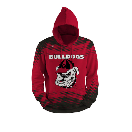 Georgia Bulldogs Mens Dyme Lyfe Half Tone Hoodie