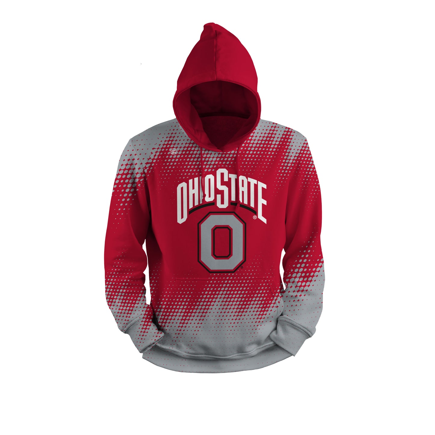 Ohio State Buckeyes Mens Dyme Lyfe Half Tone Hoodie