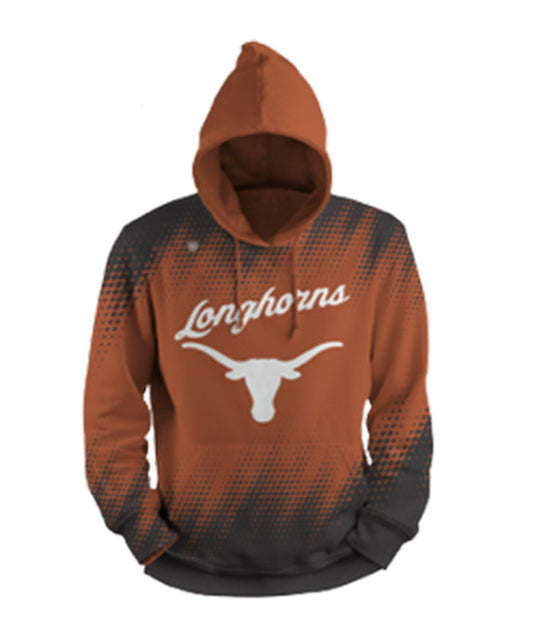 Texas Longhorns Mens Dyme Lyfe Half Tone Hoodie