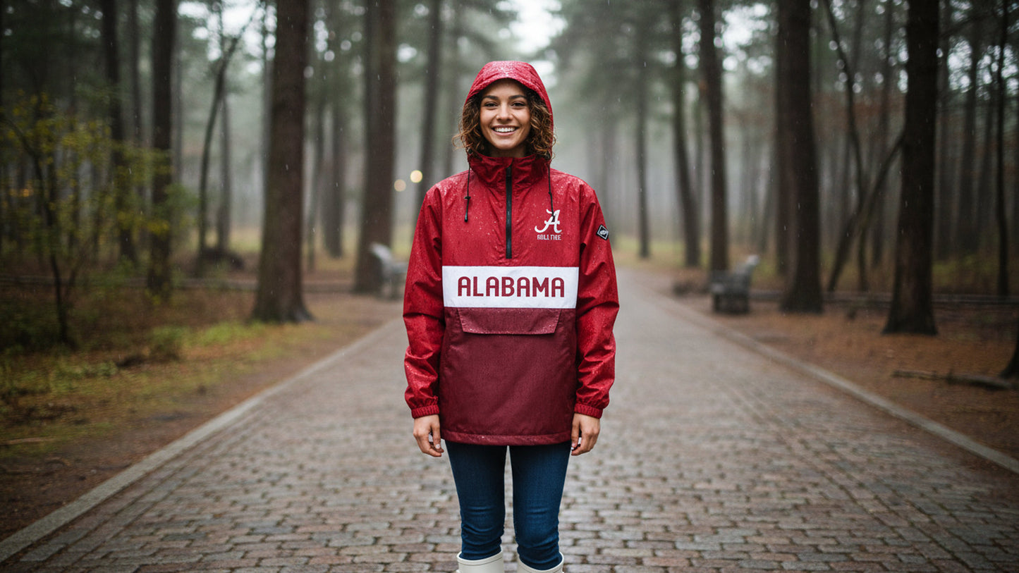 Alabama Crimson Tide Franchise Club Mens NCAA Alpha Anorak Jacket