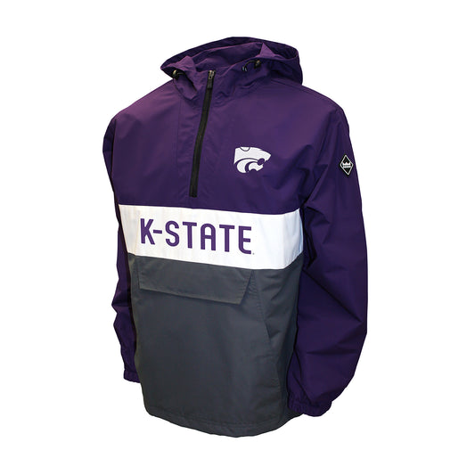 Kansas State Wildcats Franchise Club Mens NCAA Alpha Anorak Jacket