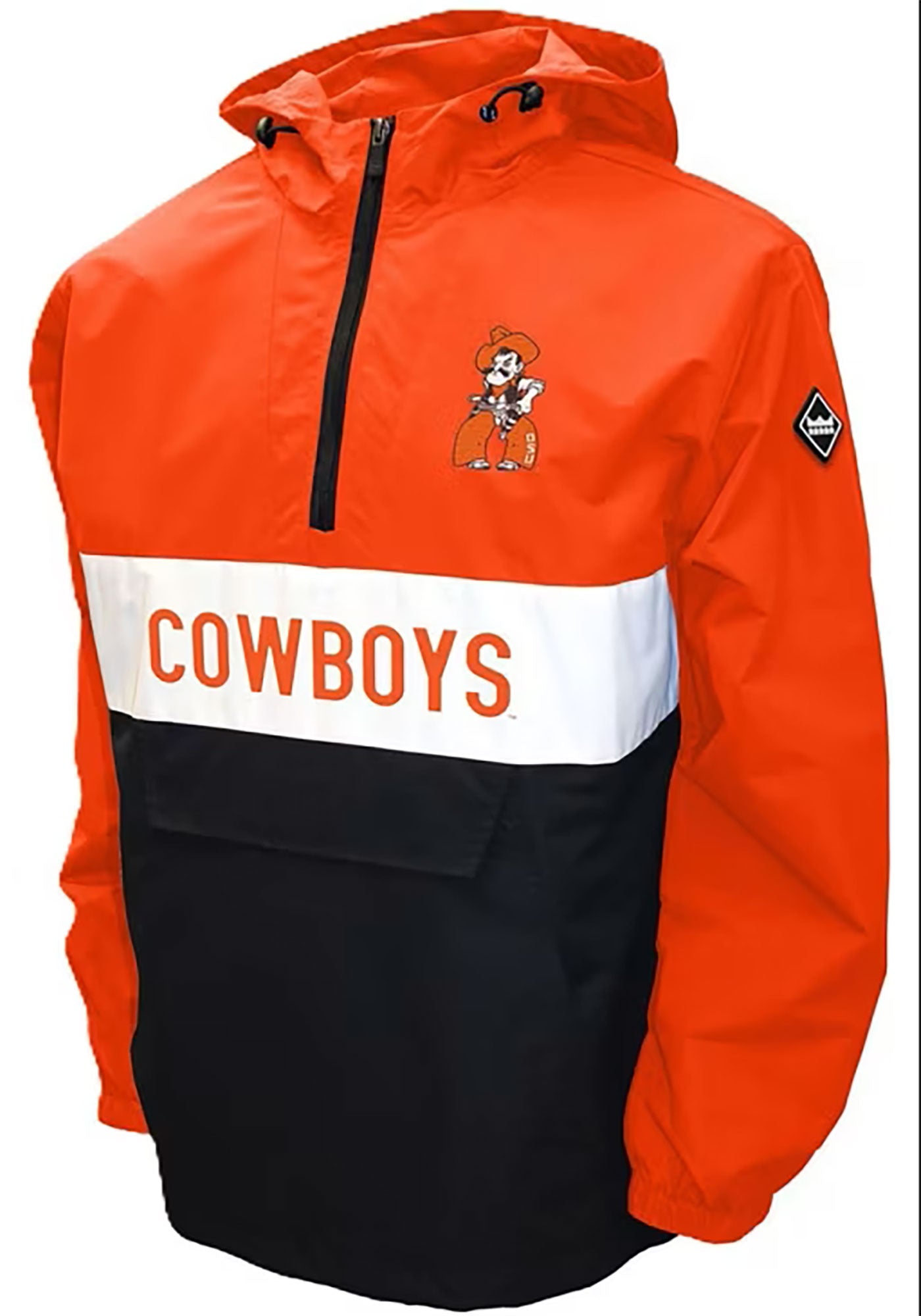 Oklahoma State Cowboys Franchise Club Mens NCAA Alpha Anorak Jacket