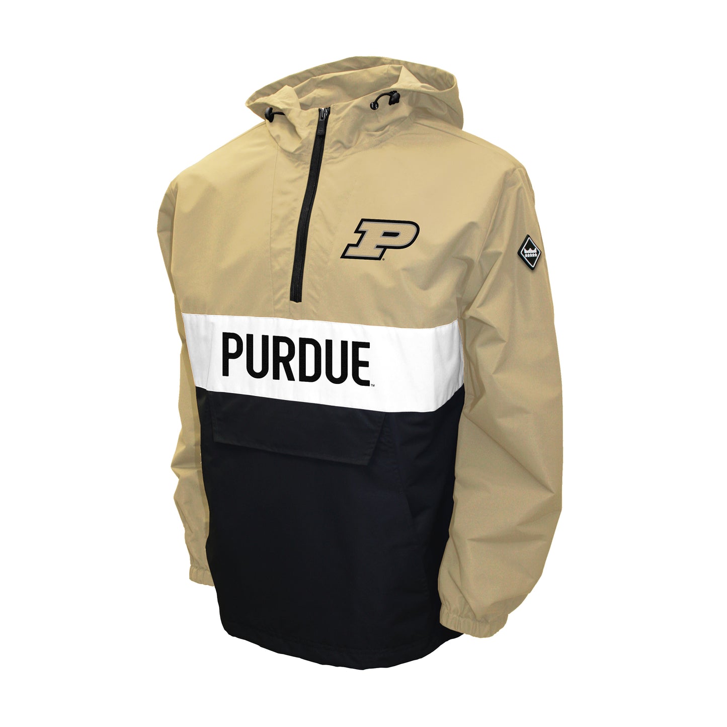 Purdue Boilermakers Franchise Club Mens NCAA Alpha Anorak Jacket