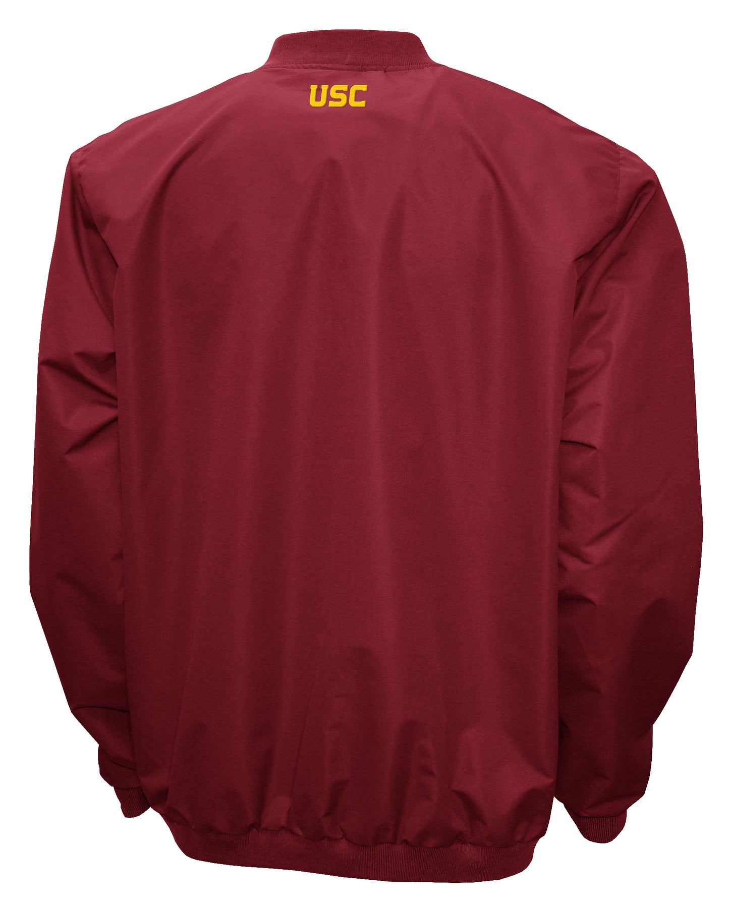 USC Trojans Franchise Club Men's Big Logo Windshell V-Neck Pullover Jacket