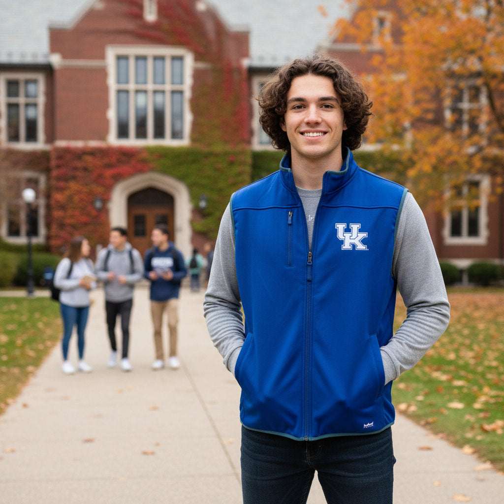 Kentucky Wildcats Franchise Club Mens Softshell Vest