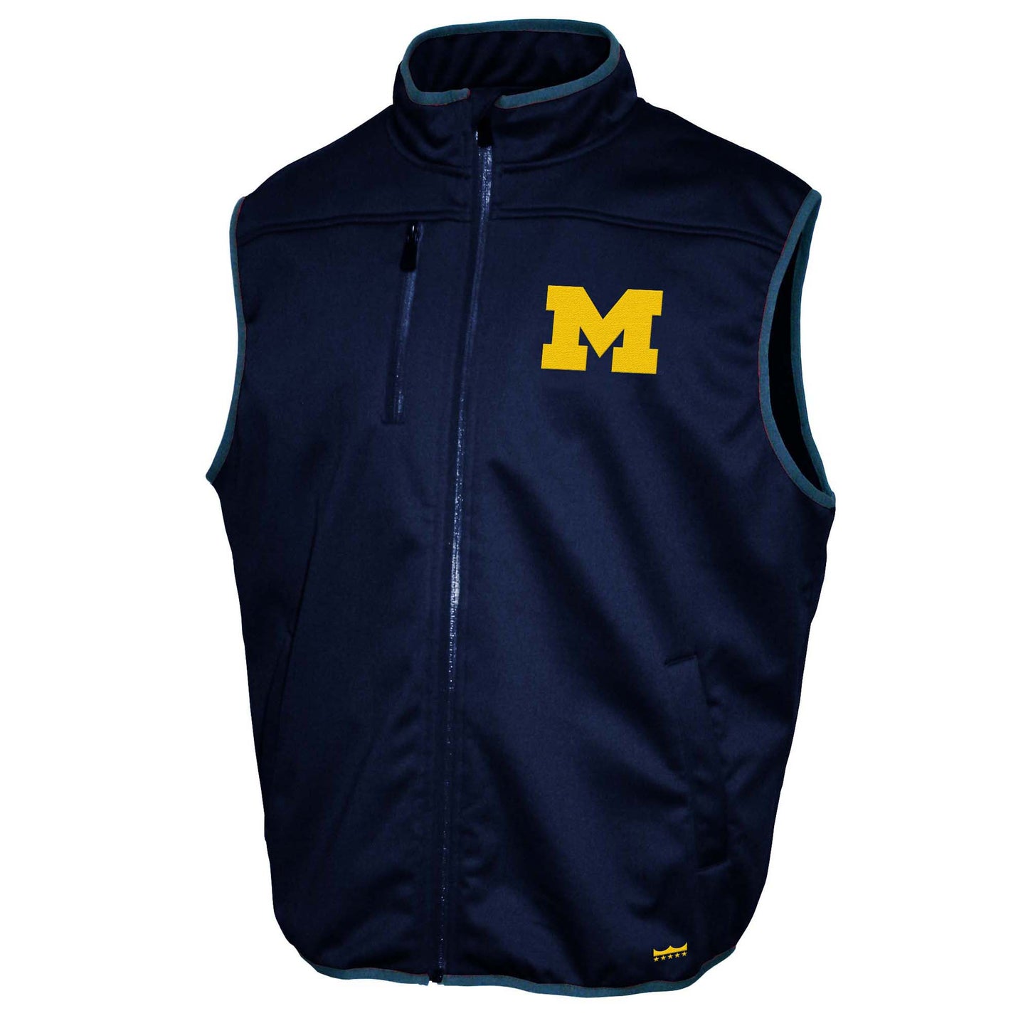 Michigan Wolverines Franchise Club Mens Softshell Vest