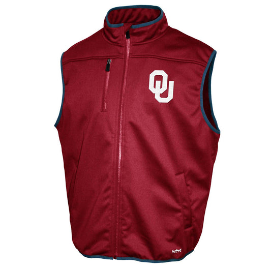 Oklahoma Sooners Franchise Club Mens Softshell Vest