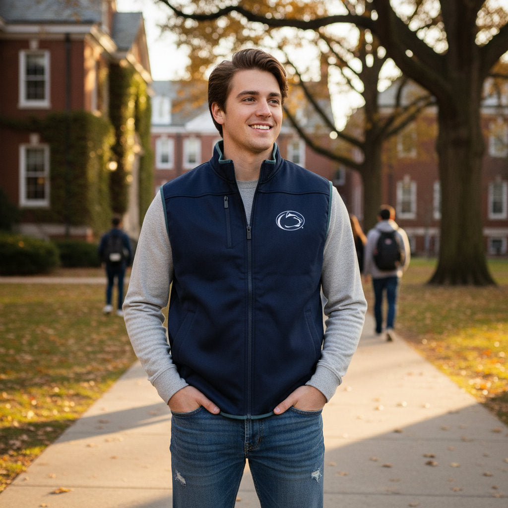 Penn State Nittany Lions Franchise Club Mens Softshell Vest