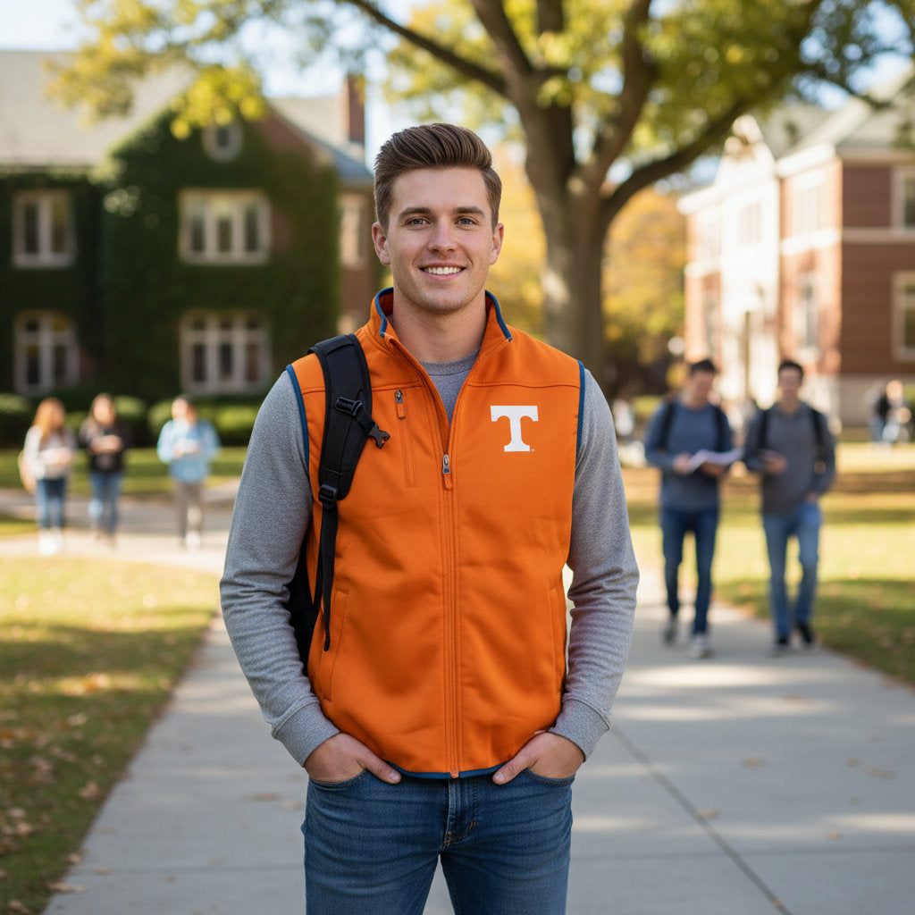 Tennessee Volunteers Franchise Club Mens Softshell Vest