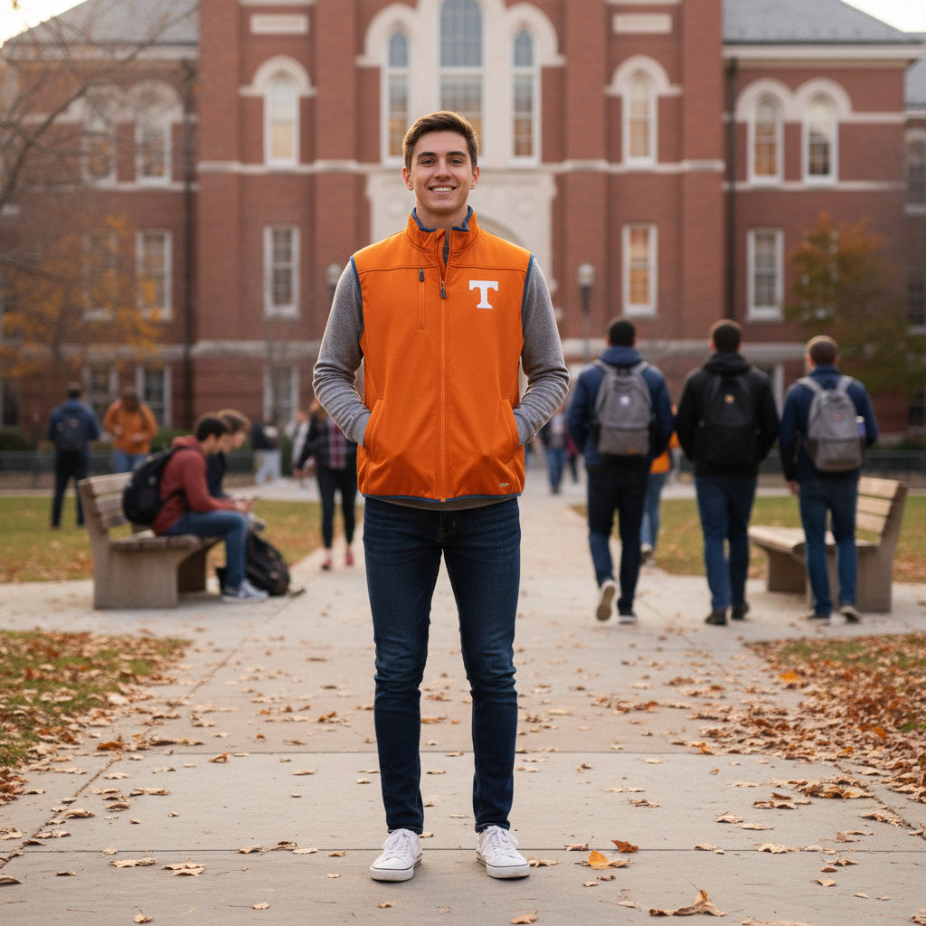Tennessee Volunteers Franchise Club Mens Softshell Vest