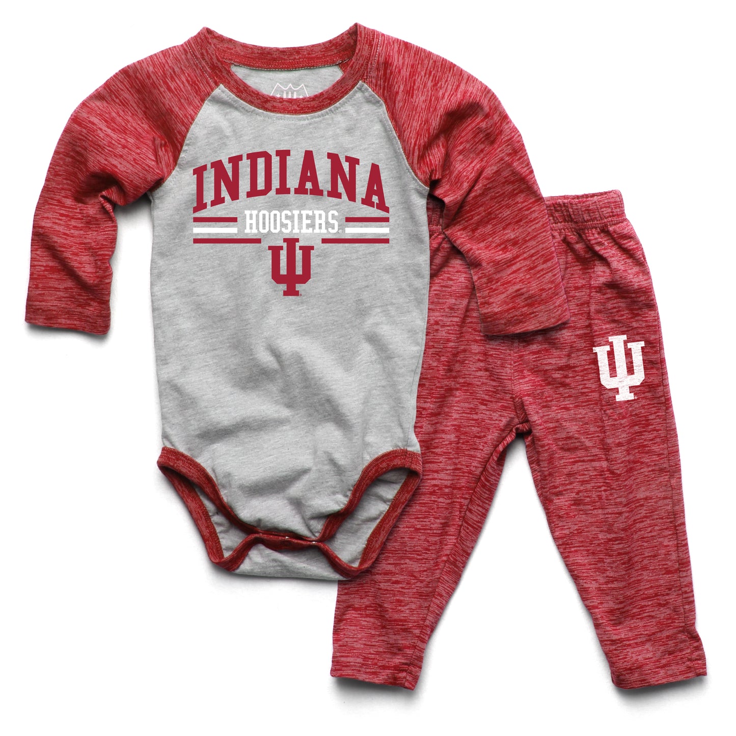 Indiana Hoosiers Wes and Willy Baby College Team Hopper and Pant Set