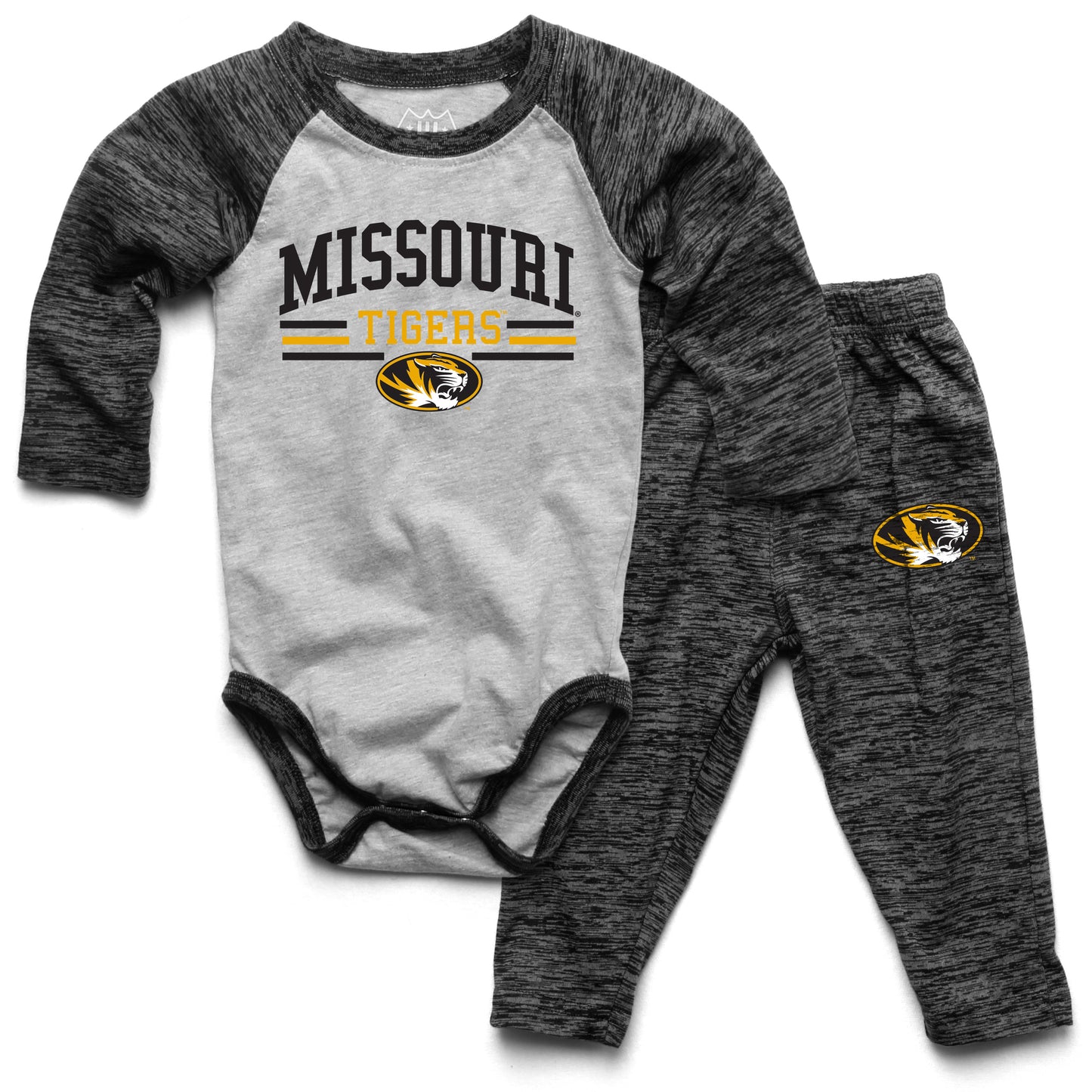 Missouri Tigers Wes and Willy Baby College Team Hopper and Pant Set