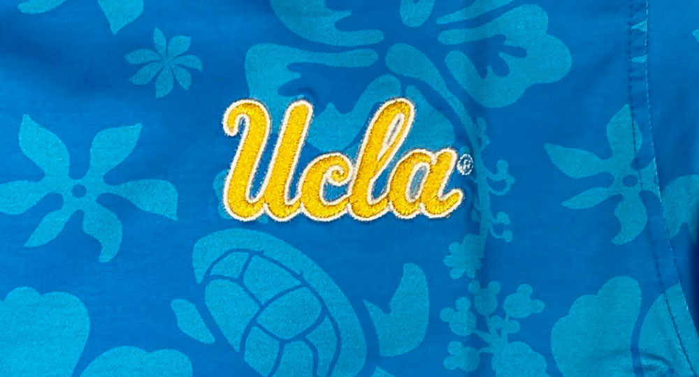 UCLA Bruins Wes and Willy Mens Beach Performance Polo