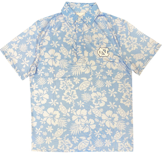 North Carolina Tar Heels Wes and Willy Mens Beach Performance Polo