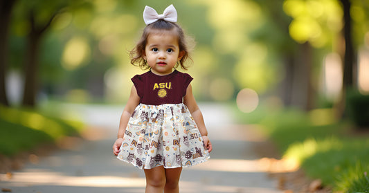 Arizona State Sun Devils Wes and Willy Toddler and Little Girls Princess Vault Dress