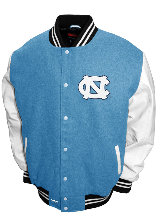 North Carolina Tar Heels Franchise Club Mens Graduate Wool Varsity Letterman Jacket