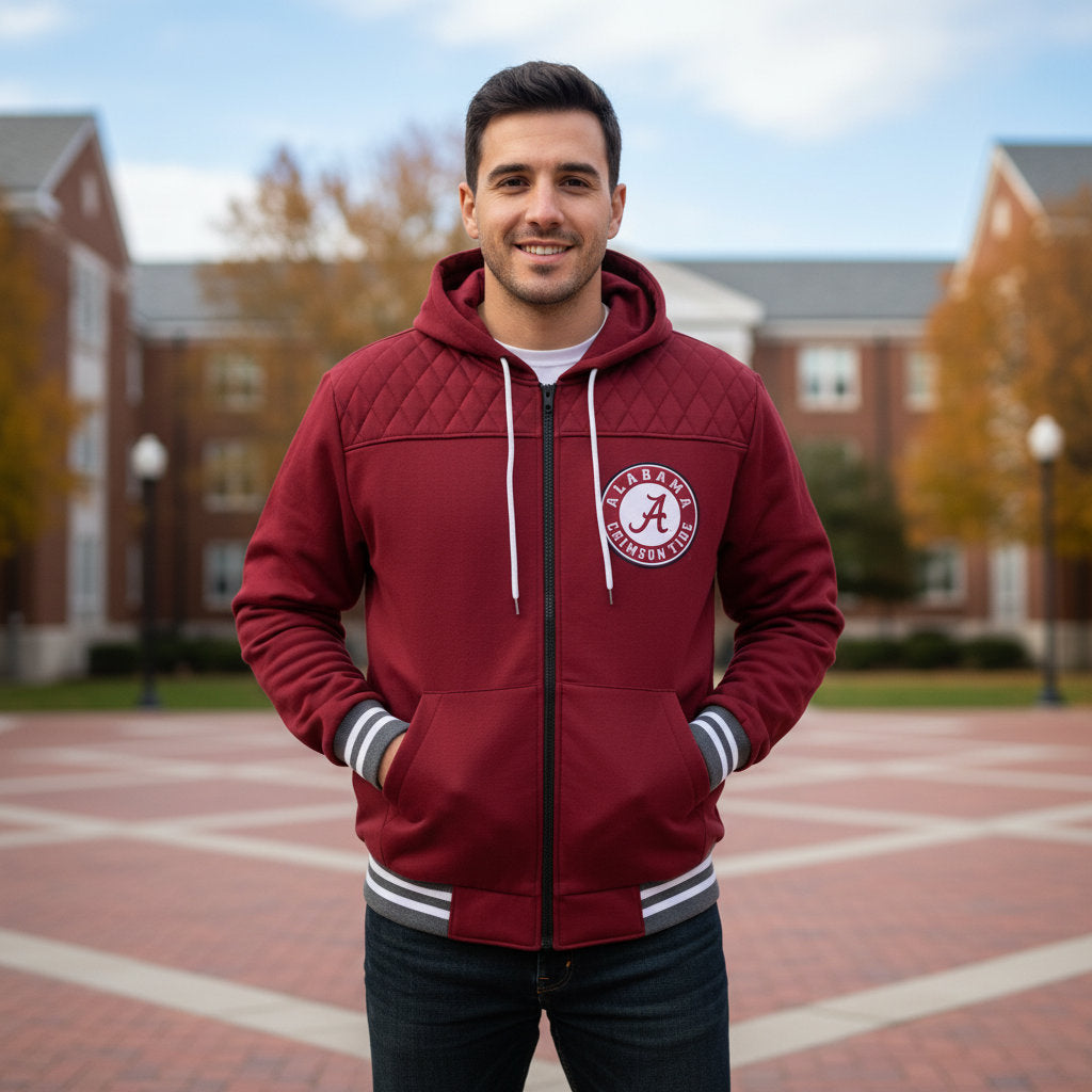 Alabama Crimson Tide Franchise Club Mens Walk On Hoodie Jacket