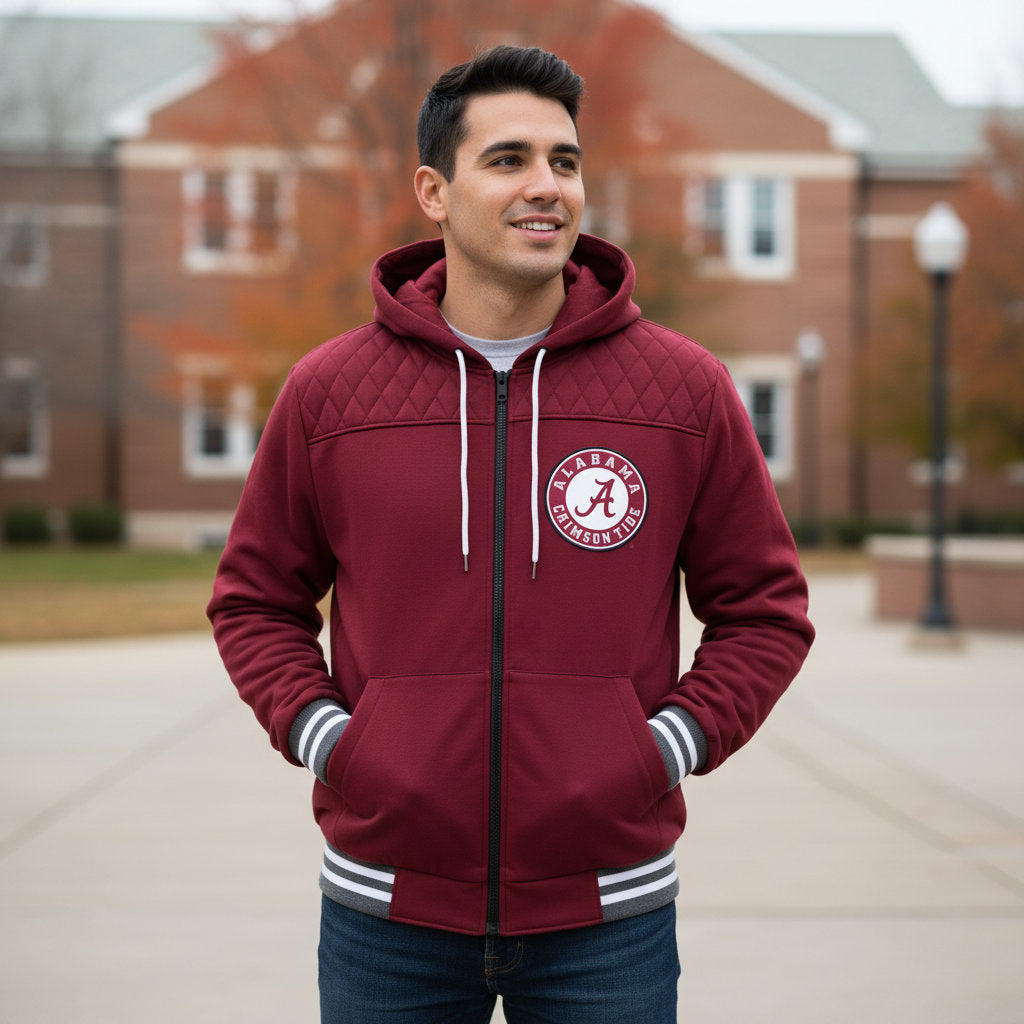 Alabama Crimson Tide Franchise Club Mens Walk On Hoodie Jacket