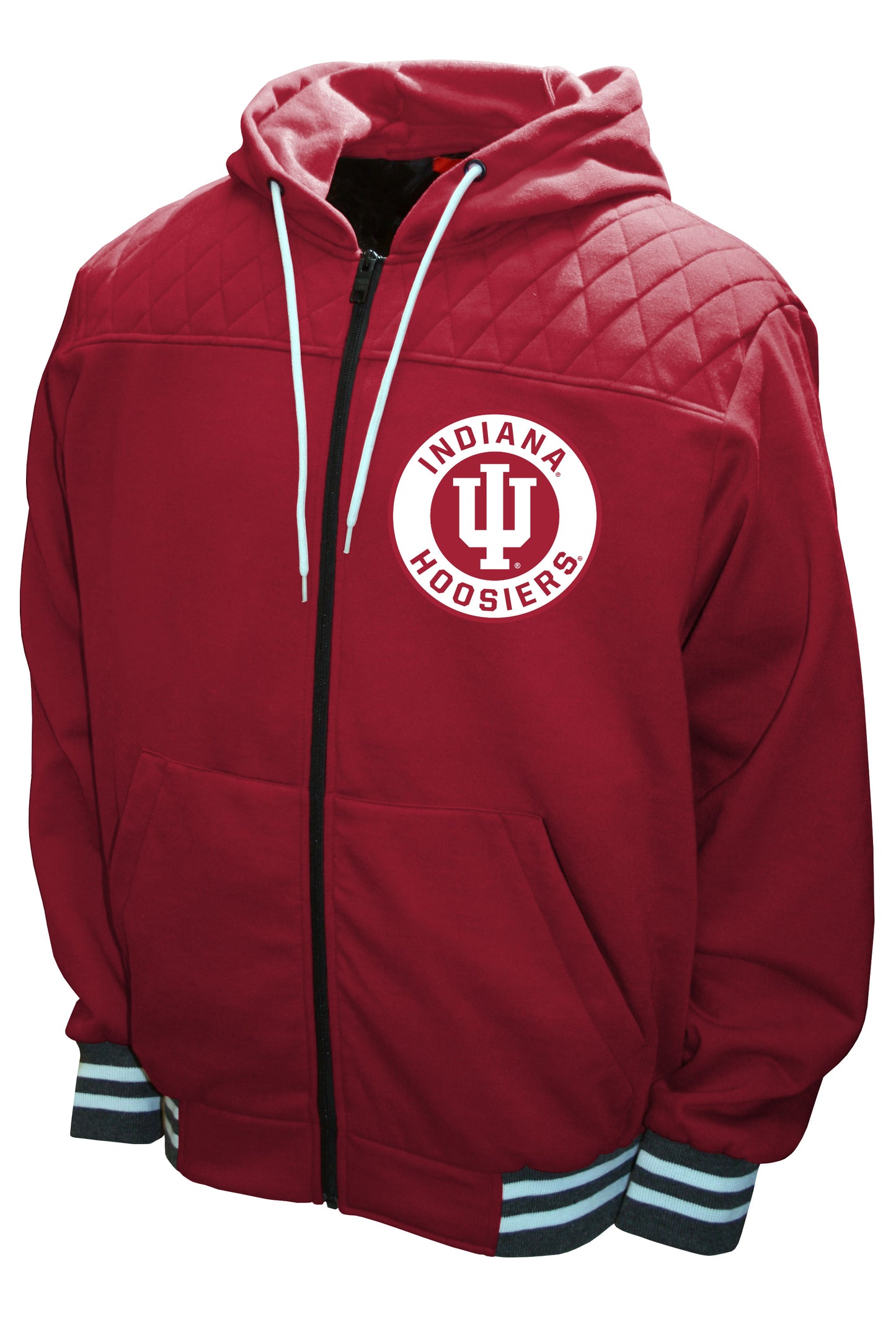 Indiana Hoosiers Franchise Club Mens Walk On Hoodie Jacket Red