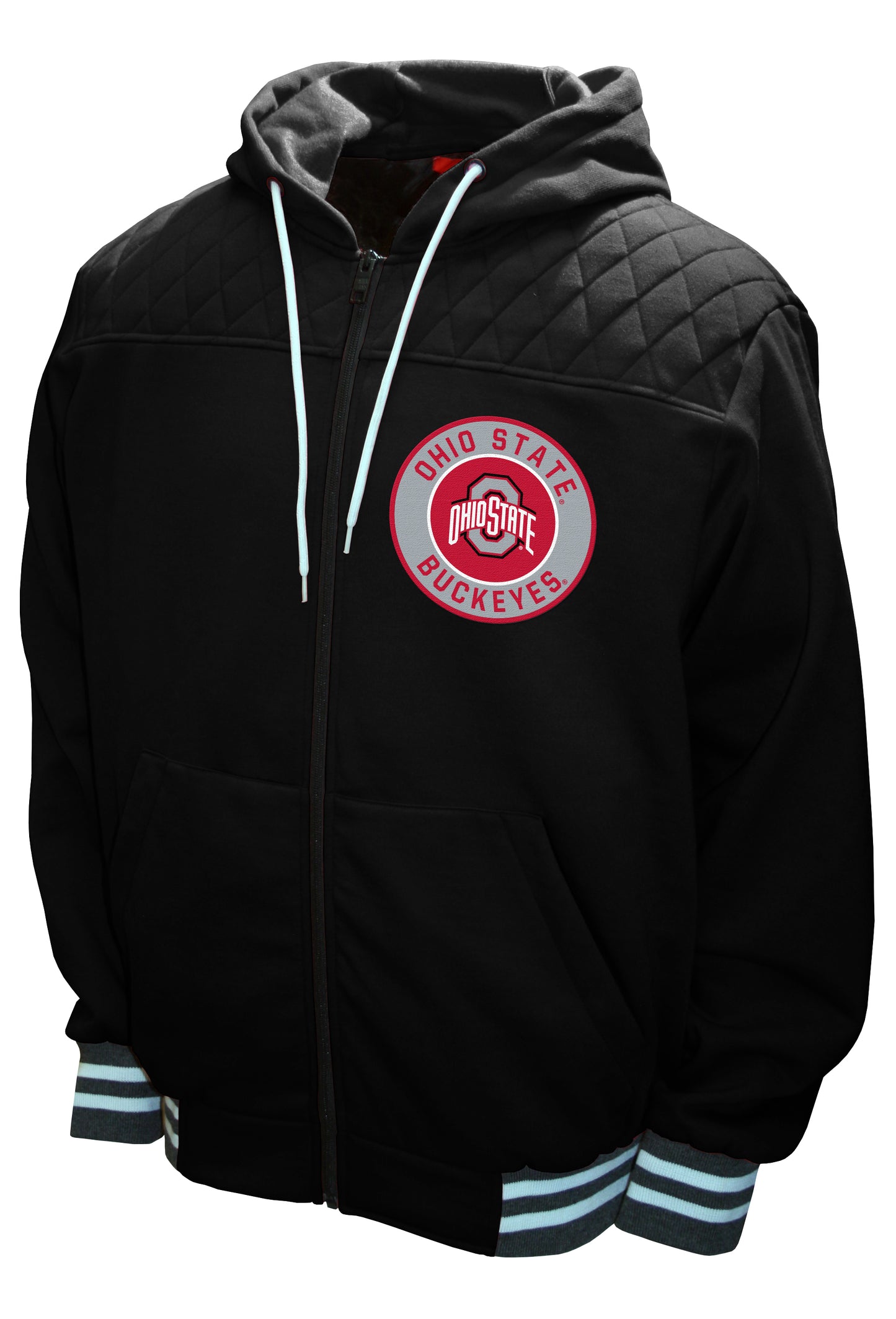 Ohio State Buckeyes Franchise Club Mens Walk On Hoodie Jacket Black