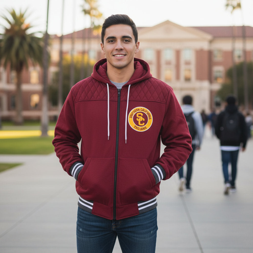 USC Trojans Franchise Club Mens Walk On Hoodie Jacket