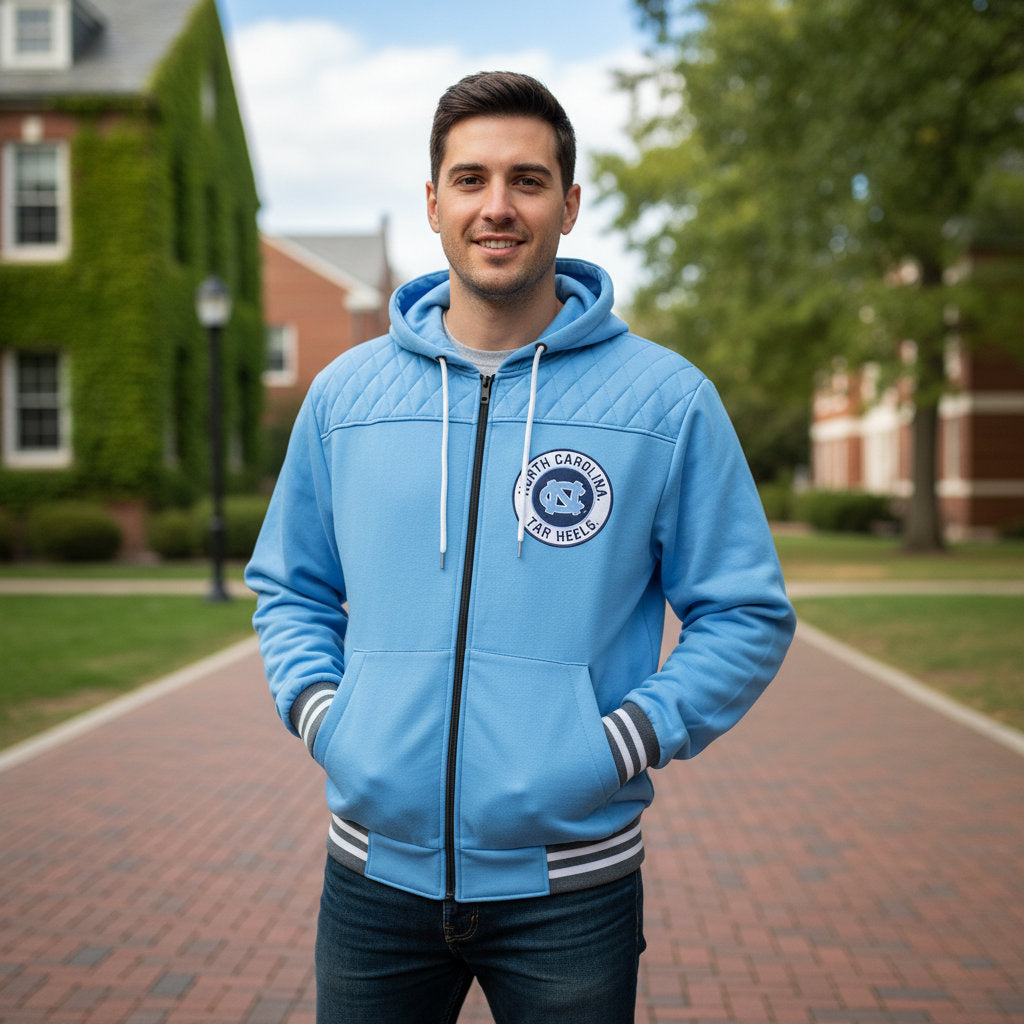 North Carolina Tar Heels Franchise Club Mens Walk On Hoodie Jacket