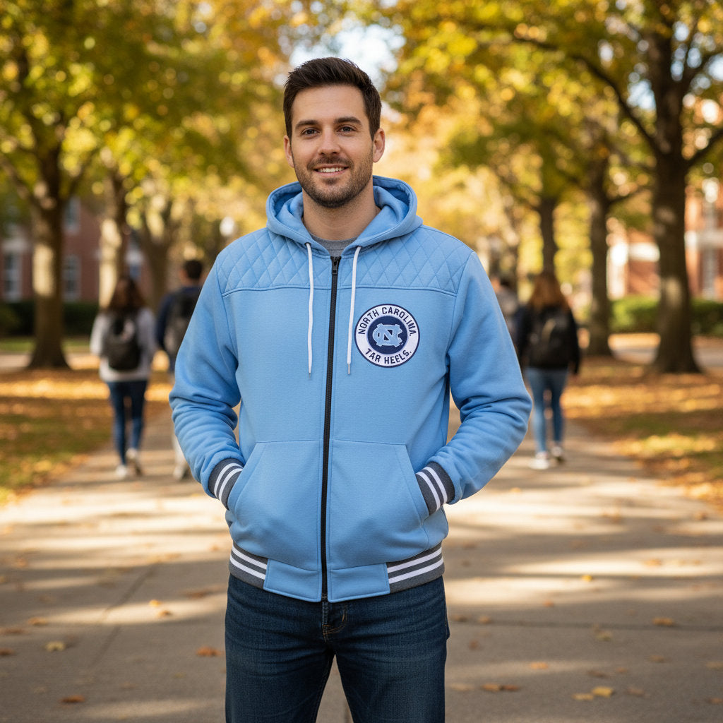 North Carolina Tar Heels Franchise Club Mens Walk On Hoodie Jacket
