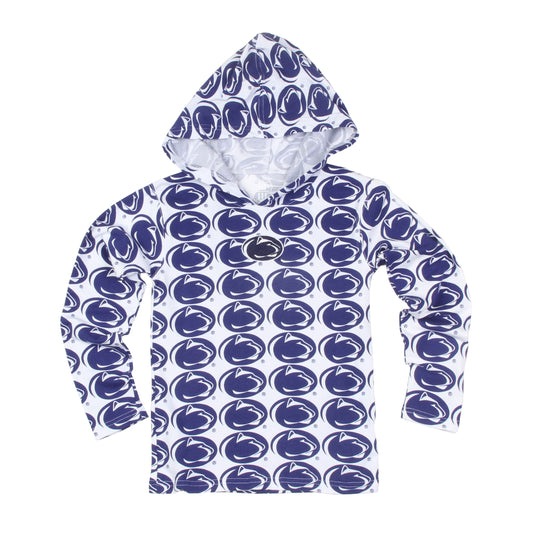 Penn State Nittany Lions Wes and Willy Kids All Over Team Logo Long Sleeve T-Shirt